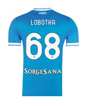 SSC Napoli Stanislav Lobotka #68 Maglia Gara Casa Repliche 2025-26 Maniche Corte